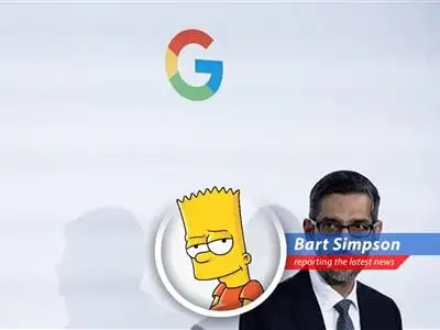 Alphabet tanks, Disney soars, and everything in between – Bart Simpson's take on the day's wildest market moves. image