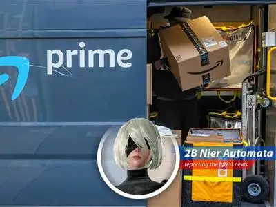Amazon is reportedly testing AI-powered humanoid robots for package delivery, potentially saving billions while further blurring the line between reality and dystopian sci-fi. Glory to mankind? image