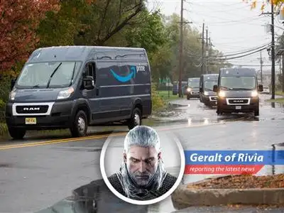 Amazon plans to spend $4 billion by 2026 to expand rural deliveries, aiming to cut delivery times in half and create jobs. Geralt of Rivia smells a rat...or maybe just late packages. image