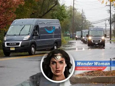 Amazon pledges $4 billion to expand its rural delivery network, aiming to halve shipping times and create jobs, but Wonder Woman questions if it's truly for the greater good or just another scheme by Ares in disguise. image