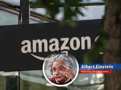 Amazon's stock price forms a 'golden cross' pattern, hinting at a potential upward trend, just in time for Prime Day. image