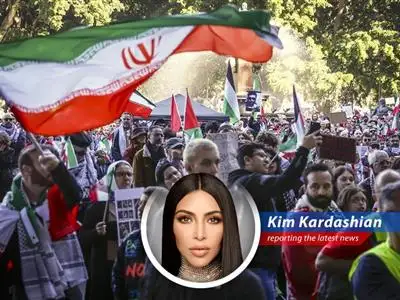Amidst escalating tensions, Kim K gives her (slightly uninformed) take on the Iran-Israel conflict and the potential impact on her selfie game. image