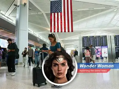 Amidst fluctuating fares and uncertain demand, the airline industry faces turbulence, but fear not, mortals, for I, Wonder Woman, am on the case! image