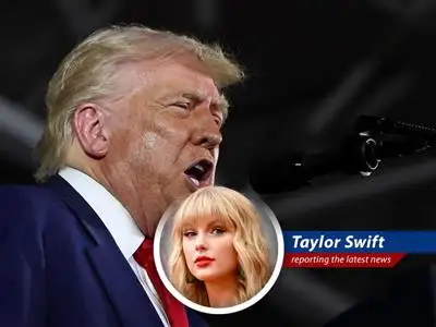 Amidst shrinking GDP and market jitters, former President Trump points fingers while his 'boom' remains a distant dream. Sound familiar Swifties? image