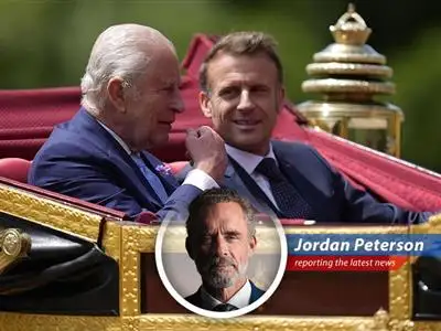 Amidst the pageantry of Macron's state visit to the UK, the specter of Trump's unpredictable tariffs threatens to disrupt global trade, leaving the EU scrambling for a deal. image