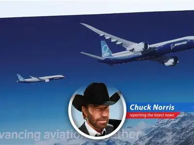 Amidst tragedy and escalating global tensions, the Paris Air Show must go on, and Chuck Norris is here to make sure it does, with a roundhouse kick of resilience and a side of good ol' aviation economics. image
