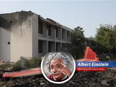 An Air India Dreamliner crashes shortly after takeoff in Ahmedabad, leaving a sole survivor and raising questions about the very fabric of aviation safety. image