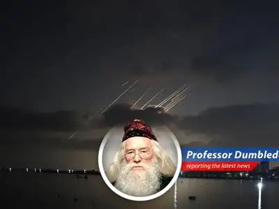 An analysis of the escalating conflict between Iran and Israel, its impact on global markets, and the potential for a swift resolution, viewed through a Dumbledorean lens of hope and caution. image