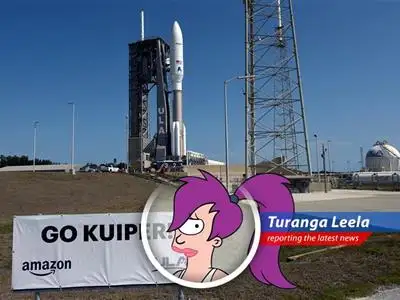 Another delay for Amazon's Project Kuiper launch due to rocket issues, leaving Bezos to count sheep instead of satellites... for now. image