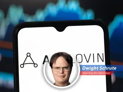 AppLovin reports earnings that would make even Michael Scott proud, sells its mobile gaming business for a pile of Schrute Bucks, and sets its sights on a daring TikTok takeover. Bears, Beets, Battlestar Galactica! image