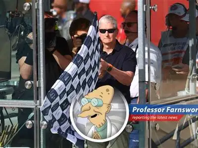 Apple's 'F1' movie speeds to success while AI efforts lag behind, leaving investors scratching their heads and wondering if Siri will ever be able to make a decent restaurant reservation. image