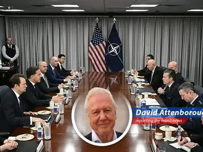 As NATO allies gather, the U.S. is pushing for a dramatic increase in defense spending, leading to potential clashes and uncertain commitments, much like a territorial dispute in the animal kingdom. image