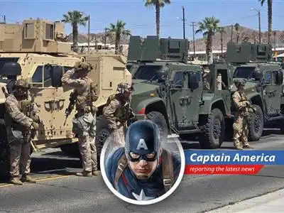 As tensions rise in California with federal troops being deployed, Governor Newsom and Attorney General Bonta sue Trump, while the ACLU warns of escalating authoritarianism. Sounds like a job for someone who can throw a shield! image