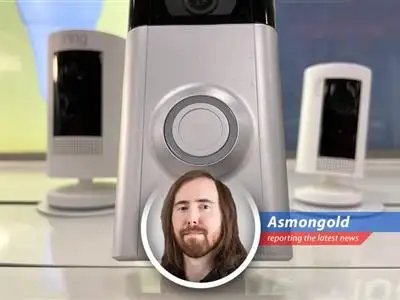 Asmongold breaks down Ring's new AI-powered notification system, questioning its usefulness, privacy implications, and whether it's just another step towards Skynet. image