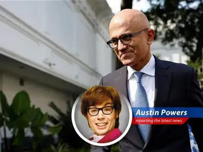 Austin Powers investigates Microsoft's recent layoffs of 6,000 employees amidst record profits and AI successes. Is it a strategic move or a dastardly plot by Dr. Evil? image