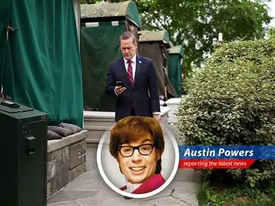 Austin Powers investigates the TeleMessage security breach affecting government officials and whether it threatens national secrets... Yeah, baby! image