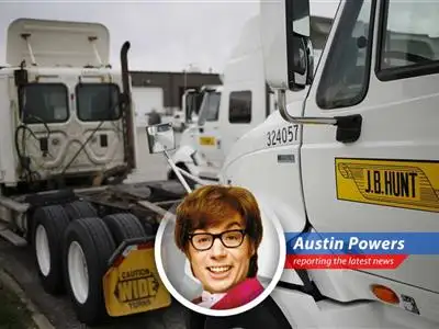 Austin Powers investigates the unsettling wobble in transportation stocks and what it might mean for the future, groovy or otherwise. image