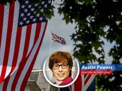 Austin Powers reports on Britain's potential trade deal with the U.S., filled with shagadelic insights and a touch of international mojo. image