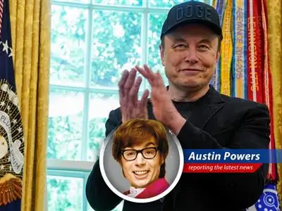 Austin Powers reports on Elon Musk's new 'America Party,' aiming to give Americans back their freedom and potentially shake up the political status quo. Yeah, baby, yeah! image