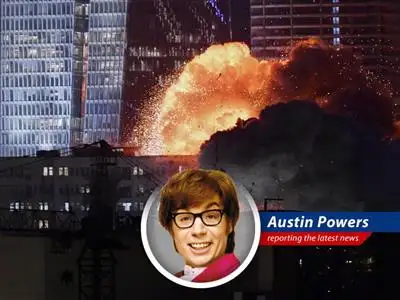 Austin Powers reports on the US military's assistance in intercepting Iranian missiles aimed at Israel, amidst escalating tensions and potential for broader conflict. image