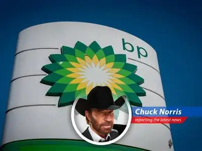 BP stock experiences a wild ride amidst acquisition rumors involving Shell, only for Shell to deny any ongoing talks. Chuck Norris is here to break it down – roundhouse kick style. image