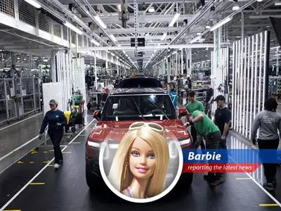 Barbie breaks down how Rivian, despite making electric trucks and SUVs in the USA, is feeling the pinch from global trade tensions, leading to adjusted targets but reaffirmed profit goals. Dream on! image