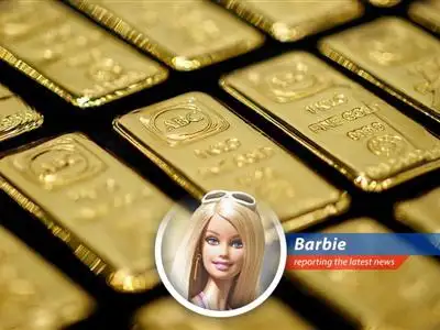 Barbie reports on how gold prices are soaring as investors ditch U.S. assets amidst trade tensions and a potential shift in global financial power. image
