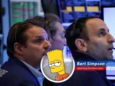 Bart Simpson reports on how dividend stocks are becoming the new 'cowabunga' for investors seeking stability in a wild market, even with tech giants like Apple and Microsoft hogging the dividend pie. image
