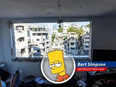 Bart Simpson reports on the escalating tensions between Israel and Iran, market jitters, and some weird AI avatar stuff in China. Cowabunga! image