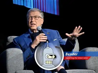 Bill Gates vows to give away nearly all his wealth, slamming Elon Musk for slashing aid and basically killing poor kids. Looks like someone needs a Bender-style attitude adjustment! image