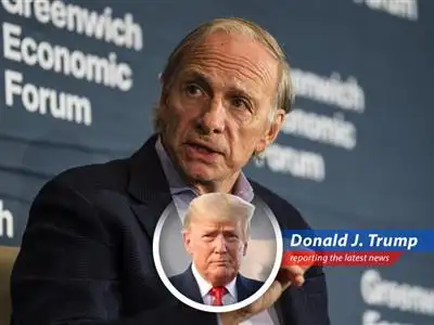 Billionaire Ray Dalio is whining about U.S. debt, but don't worry folks, we're gonna make America richer than ever before! Believe me! image