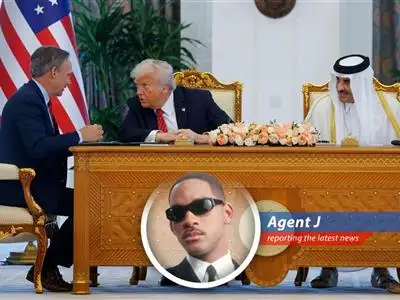 Boeing bags a massive $96 billion deal with Qatar Airways, promising jobs and a much-needed boost, while Trump adds it to his trophy collection. Ain't that always the way? image