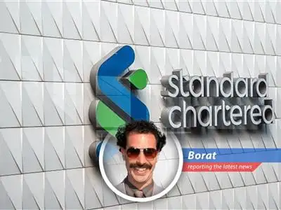 Borat reports on Standard Chartered's surprisingly successful first quarter, full of wealth, markets, and maybe a little bit of Trump's tariffs... very nice! image