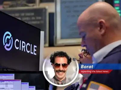 Borat reports on how stocks reacted to Israel and Iran's fight, who makes money, and who cries into borscht. image