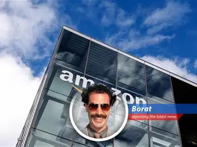 Borat reports on the wild world of Wall Street, where Amazon soars, Apple stumbles, and Vietnam gets the Trump treatment! image