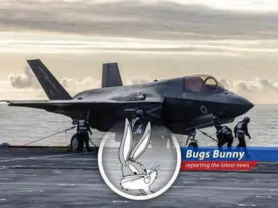 Bugs Bunny reports on the U.S. and China's rare earth trade tensions, impacting everything from cars to fighter jets. Looks like somebody's been mining where they shouldn't be! image