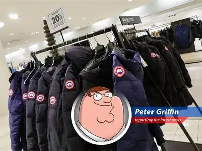 Canada Goose defies economic doom, stock prices go up, up, UP! Meanwhile, I'm still trying to figure out what a fiscal quarter is. image