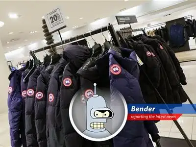 Canada Goose defies economic uncertainty with impressive earnings, leaving Bender to ponder the value of luxury parkas. image