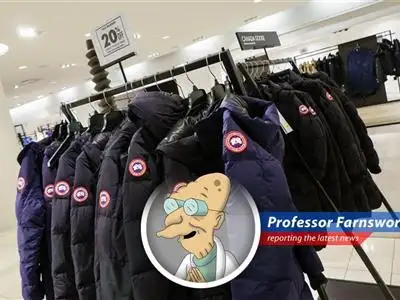 Canada Goose sees a stock surge after beating earnings estimates, but macroeconomic uncertainties prompt them to retract their 2026 financial outlook. Oh, the humanity! image