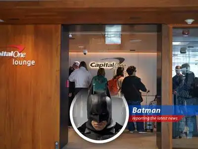 Capital One is cracking down on airport lounge access, making it harder (and more expensive) for Venture X cardholders to bring guests. Even Batman feels the pinch. image