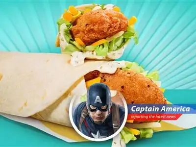 Captain America reports on McDonald's decision to bring back snack wraps in an attempt to boost sales after a disappointing quarter, examining the chicken wars and consumer demand. image