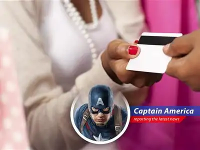 Captain America reports on the rising tide of retail credit card debt leading to bankruptcies, and how consumers are facing sky-high interest rates with no superhero bailout in sight. image