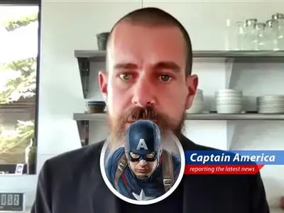 Captain America reviews Jack Dorsey's new Bluetooth mesh messaging app, Bitchat, exploring its potential for secure, censorship-resistant communication. image