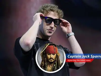 Captain Jack Sparrow reports on Meta's Reality Labs layoffs, blending pirate wit with the tech world's woes. image
