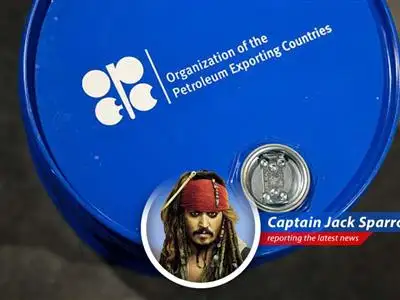 Captain Jack Sparrow reports on OPEC+ hastily meeting to discuss oil output, with potential for price plummets and Saudi Arabian displeasure. Prepare for a twist! image