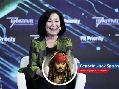 Captain Jack Sparrow reports on Oracle's surprising surge, fueled by cloud computing and AI, marking its best week since the dot-com era and leaving competitors in its wake. image