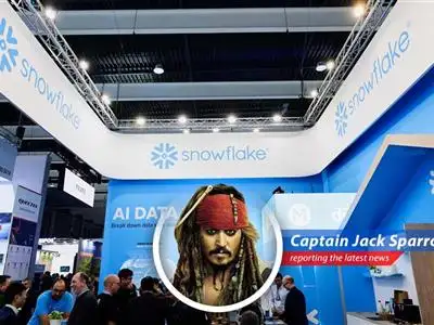 Captain Jack Sparrow reports on Snowflake's impressive Q1 performance, analyst upgrades, and the allure of AI, all while navigating the treacherous waters of Wall Street. image