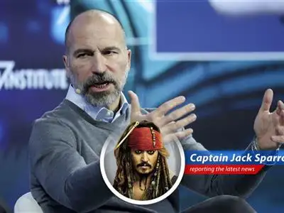 Captain Jack Sparrow reports on Uber's decree: three days in the office, long-lost sabbaticals, and a dash of mutiny in the ranks. Savvy? image
