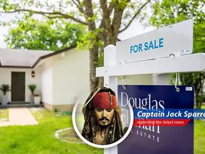 Captain Jack Sparrow reports on the baffling, yet marginally improving, state of the housing market, where high prices and mortgage rates still make finding a home feel like chasing the Kraken. image