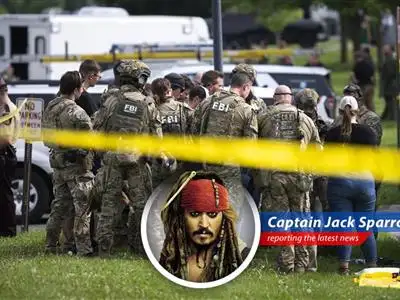 Captain Jack Sparrow reports on the capture of Vance Luther Boelter, the scallywag accused of attacking Minnesota lawmakers, a tale of masks, mayhem, and a mighty manhunt! image